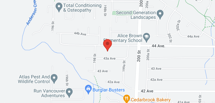 map of 19868 44 AVENUE